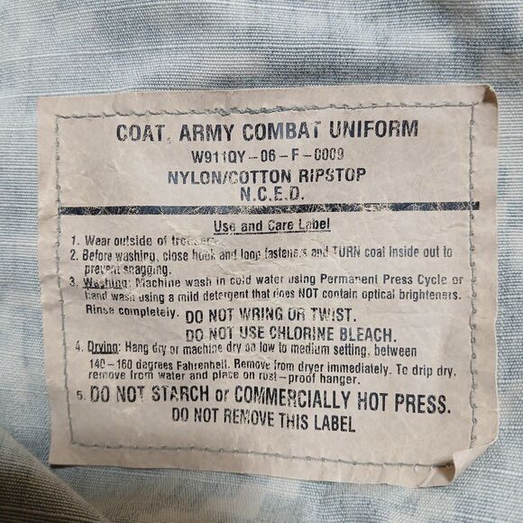 Army ACU Jacket Ripstop Combat Military Uniform Large X-Short UCP Digital Coat - Picture 5 of 9